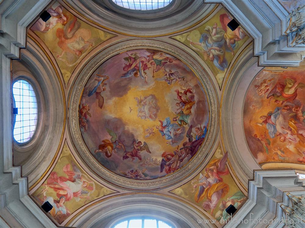 Busto Arsizio (Varese, Italy) - Frescoed dome of the Civic temple of Sant'Anna - Church of the Blessed Virgin of Graces